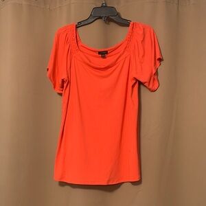 J. Jill Vibrant Orange Blouse